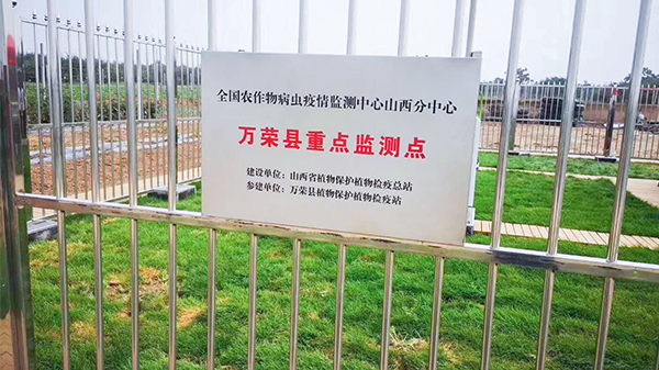 万荣农作物病虫疫情沉点监测站